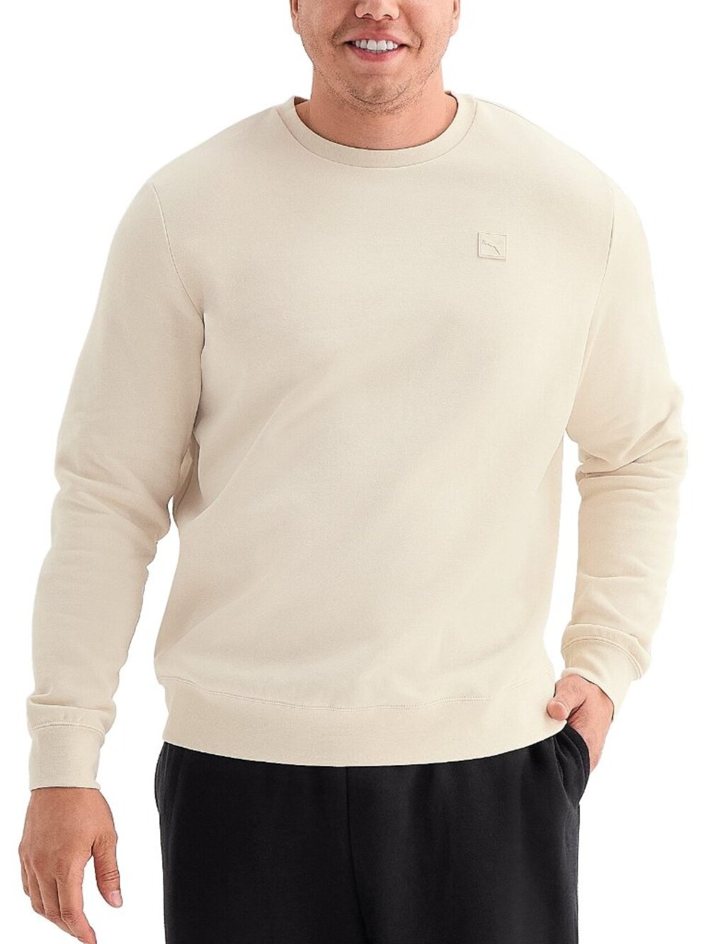 New! Puma Fleece Sweatshirt Crew Neck Big & Tall Men 2XLT 3XL 3XLT 4XL 4XLT 5XLT